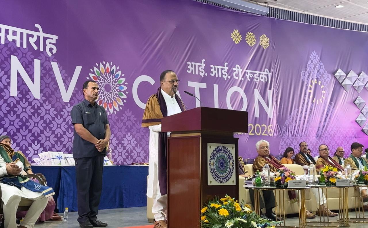 IIT Roorkee Convocation 2026 Celebrates Undergraduate Excellence, Innovation and Nation-Building